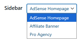 ad inserter custom field selection