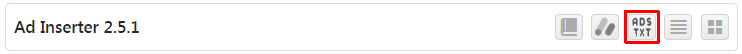 ad inserter header toolbar ads.txt