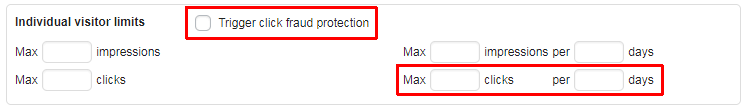 ad inserter limits click fraud protection